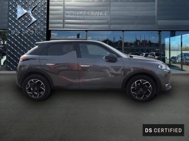 DS CERTIFIED Ds Ds 3 Crossback Puretech 130ch So Chic Automatique 7cv occasion certifiée - Citadine Essence Gris Platinium - Toit Noir Perla Nera - Orange - 3707791_4