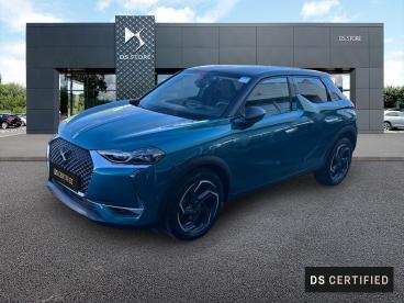 DS CERTIFIED Ds Ds 3 Crossback Puretech 130ch Grand Chic Automatique 7cv occasion certifiée - Citadine Essence Bleu Millenium - Toit Noir Perla Nera - Chalon Sur Saone - 3709485_1