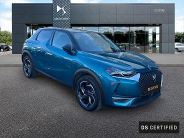 DS CERTIFIED Ds Ds 3 Crossback Puretech 130ch Grand Chic Automatique 7cv occasion certifiée - Citadine Essence Bleu Millenium - Toit Noir Perla Nera - Chalon Sur Saone - 3709485_3