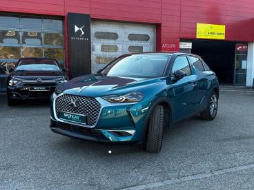 DS CERTIFIED Ds Ds 3 Crossback E-tense Grand Chic 4cv occasion certifiée - Citadine Electrique Bleu Millenium - Toit Noir Perla Nera - Hoenheim - 3713775_1