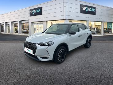 DS CERTIFIED Ds Ds 3 Crossback Puretech 130ch Rivoli Automatique occasion certifiée - Citadine Essence Blanc Perle Nacré - Toit Noir Perla N. - Le Havre - 3715813_1