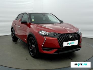 DS CERTIFIED Ds Ds 3 Crossback Bluehdi 130ch Performance Line + Automatique 126g occasion certifiée - Citadine Diesel Rouge Rubi (m) - Toit Noir Perla Nera - Eybens - 3717416_3