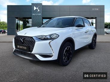 DS CERTIFIED Ds Ds 3 Crossback Puretech 130ch So Chic Automatique 7cv occasion certifiée - Citadine Essence Blanc Banquise - Libourne - 3717427_1