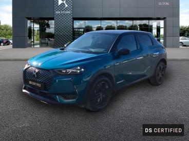 DS CERTIFIED Ds Ds 3 Crossback Bluehdi 110ch Performance Line occasion certifiée - Citadine Diesel Bleu Millenium - Toit Noir Perla Nera - Moulins - 3717429_1