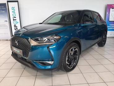 DS CERTIFIED Ds Ds 3 Crossback Puretech 130ch Grand Chic Automatique 7cv occasion certifiée - Citadine Essence Bleu Millenium - Toit Noir Perla Nera - Pontoise - 3719390_1