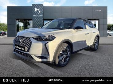 DS CERTIFIED Ds Ds 3 Crossback E-tense Grand Chic 4cv occasion certifiée - Citadine Electrique Cristal Pearl (m) - Toit Noir Perla Nera - La Teste De Buch - 3719408_1