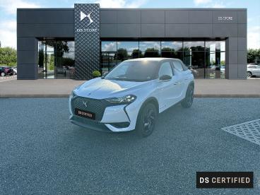 DS CERTIFIED Ds Ds 3 Crossback Puretech 130ch Performance Line + Automatique 7cv occasion certifiée - Citadine Essence Blanc Perle Nacré - Toit Noir Perla N. - Lesmenils - 3721346_1