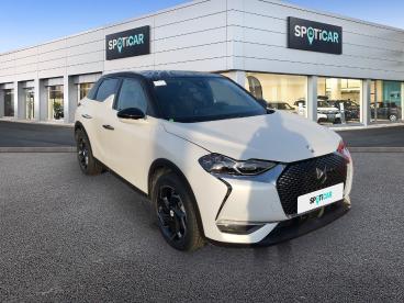 DS CERTIFIED Ds Ds 3 Crossback E-tense Grand Chic 4cv occasion certifiée - Citadine Electrique Blanc Perle Nacré - Toit Noir Perla N. - Le Havre - 3732775_3