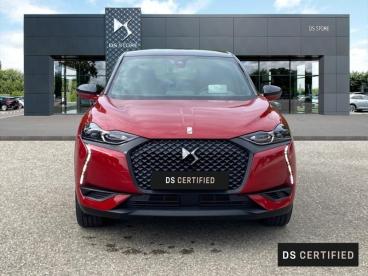 DS CERTIFIED Ds Ds 3 Crossback E-tense Performance Line + occasion certifiée - Citadine Electrique Rouge Rubi (m) - Toit Noir Perla Nera - Aubagne - 3735211_4