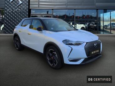 DS CERTIFIED Ds Ds 3 Crossback Puretech 155ch Performance Line + Automatique occasion certifiée - Citadine Essence Blanc Perle Nacré - Toit Noir Perla N. - Orange - 3736775_3