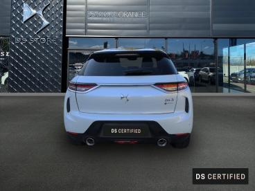 DS CERTIFIED Ds Ds 3 Crossback Puretech 155ch Performance Line + Automatique occasion certifiée - Citadine Essence Blanc Perle Nacré - Toit Noir Perla N. - Orange - 3736775_5