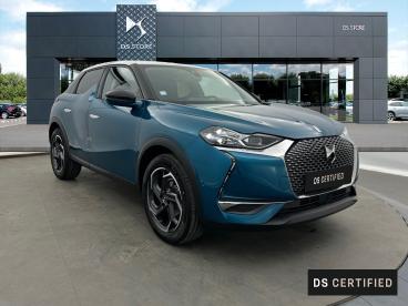 DS CERTIFIED Ds Ds 3 Crossback Puretech 130ch Grand Chic Automatique 7cv occasion certifiée - Citadine Essence Bleu Millenium - Toit Noir Perla Nera - Chambery - 3736796_3