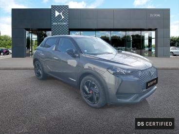 DS CERTIFIED Ds Ds 3 Crossback E-tense Performance Line+ occasion certifiée - Citadine Electrique Gris Fonce** - Pont Audemer - 3739850_1