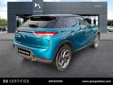 DS CERTIFIED Ds Ds 3 Crossback Puretech 130ch Grand Chic Automatique occasion certifiée - Citadine Essence Bleu Millenium - Toit Noir Perla Nera - La Teste De Buch - 3742971_2