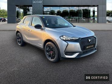 DS CERTIFIED Ds Ds 3 Crossback Bluehdi 130ch Performance Line + Automatique 126g occasion certifiée - Citadine Diesel Gris Artense (m) - Toit Noir Perla Nera - Saint Thuriau - 3744351_3