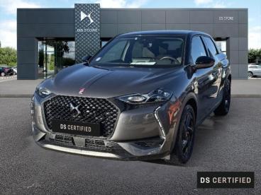 SPOTICAR Ds Ds 3 Crossback Puretech 130ch Performance Line + Automatique Occasion - Citadine Essence Gris Platinium (metallisee) - Aix En Provence - 303744356_1
