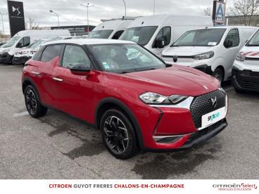 DS CERTIFIED Ds Ds 3 Crossback Puretech 130ch Connected Chic Automatique occasion certifiée - Citadine Essence Rouge Rubi (m) - Toit Diamond Red - St Memmie - 3763024_3