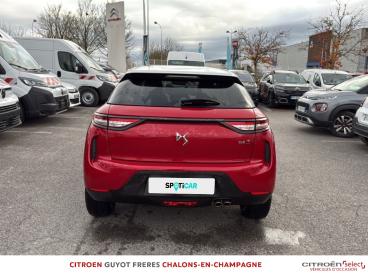 DS CERTIFIED Ds Ds 3 Crossback Puretech 130ch Connected Chic Automatique occasion certifiée - Citadine Essence Rouge Rubi (m) - Toit Diamond Red - St Memmie - 3763024_5