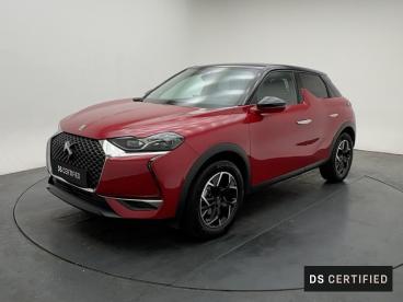 DS CERTIFIED Ds Ds 3 Crossback Puretech 130ch So Chic Automatique 7cv occasion certifiée - Citadine Essence Rouge Rubi (m) - Toit Noir Perla Nera - Bourg En Bresse - 3765096_1