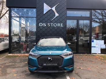 DS CERTIFIED Ds Ds 3 Crossback E-tense Performance Line + occasion certifiée - Citadine Electrique Bleu Millenium - Toit Noir Perla Nera - Chambourcy - 3768022_2