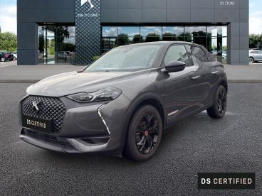 DS CERTIFIED Ds Ds 3 Crossback Bluehdi 100ch Performance Line occasion certifiée - Citadine Diesel Gris Platinium - Toit Noir Perla Nera - Beaurains - 3769618_1