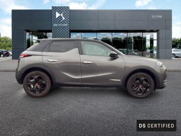 DS CERTIFIED Ds Ds 3 Crossback Bluehdi 100ch Performance Line occasion certifiée - Citadine Diesel Gris Platinium - Toit Noir Perla Nera - Beaurains - 3769618_4