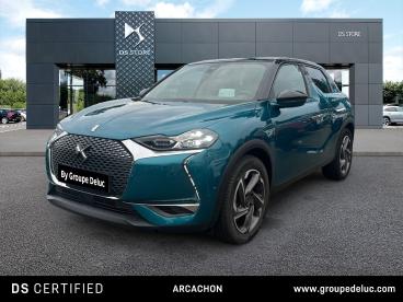 DS CERTIFIED Ds Ds 3 Crossback Puretech 100ch So Chic occasion certifiée - Citadine Essence Bleu Millenium (m) - Toit Noir Onyx - La Teste De Buch - 3772417_1