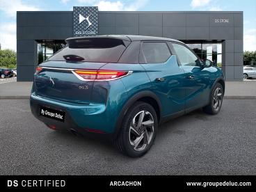 DS CERTIFIED Ds Ds 3 Crossback Puretech 100ch So Chic occasion certifiée - Citadine Essence Bleu Millenium (m) - Toit Noir Onyx - La Teste De Buch - 3772417_2