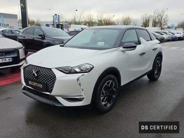 DS CERTIFIED Ds Ds 3 Crossback Puretech 130ch Connected Chic Automatique occasion certifiée - Citadine Essence Blanc Perle Nacré (n) - Toit Diamond Red - St Memmie - 3783915_1