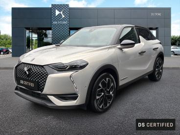 DS CERTIFIED Ds Ds 3 Crossback E-tense Louvre occasion certifiée - Citadine Electrique Cristal Pearl (m) - Toit Noir Perla Nera - Valenciennes - 3783917_1