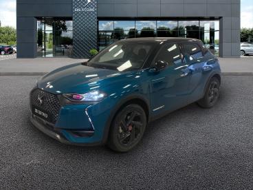 DS CERTIFIED Ds Ds 3 Crossback E-tense Performance Line + occasion certifiée - Citadine Electrique Bleu Millenium - Toit Noir Perla Nera - Dechy - 3793433_1
