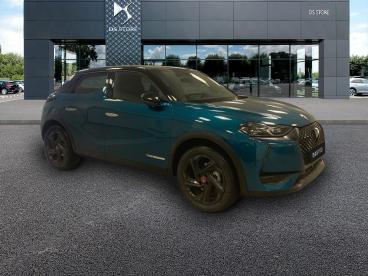 DS CERTIFIED Ds Ds 3 Crossback E-tense Performance Line + occasion certifiée - Citadine Electrique Bleu Millenium - Toit Noir Perla Nera - Dechy - 3793433_3