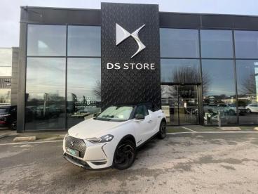 SPOTICAR Ds Ds 3 Crossback Puretech 155 Grand Chic Automatique Occasion - Citadine Essence Blanc Perle Nacré (n) - Toit Noir Onyx - Caudan - 1203796496_1