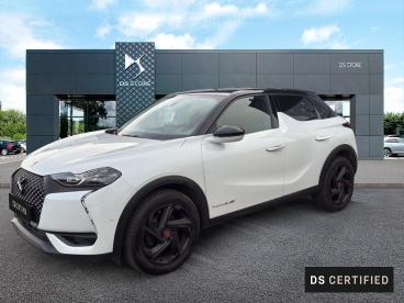 DS CERTIFIED Ds Ds 3 Crossback 3 Crossback Puretech 130 Eat8 Performance Line+ occasion certifiée - Citadine Essence Blanc - Dieppe - 3799954_1
