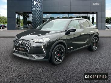 DS CERTIFIED Ds Ds 3 Crossback Puretech 100ch Performance Line occasion certifiée - Citadine Essence Noir Perla Nera (n) - Moulins - 3813360_1