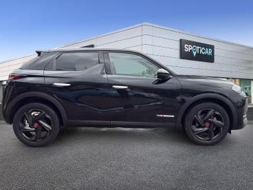 DS CERTIFIED Ds Ds 3 Crossback Puretech 155ch Performance Line + Automatique occasion certifiée - Citadine Essence Noir Perla Nera (n) - Orange - 3813375_4
