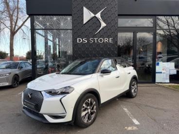 DS CERTIFIED Ds Ds 3 Crossback E-tense Performance Line 4cv occasion certifiée - Citadine Electrique Blanc Perle Nacré - Toit Noir Perla N. - Chambourcy - 3814795_1