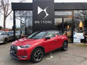 DS CERTIFIED Ds Ds 3 Crossback Puretech 130ch Grand Chic Automatique 7cv occasion certifiée - Citadine Essence Rouge Rubi (m) - Toit Noir Perla Nera - Chambourcy - 3816498_1