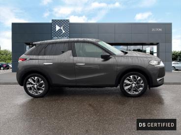 DS CERTIFIED Ds Ds 3 Crossback E-tense Grand Chic 4cv occasion certifiée - Citadine Electrique Gris Platinium - Toit Noir Perla Nera - Lesmenils - 3822971_4