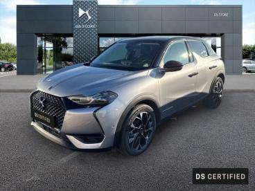 DS CERTIFIED Ds Ds 3 Crossback Puretech 130ch Louvre Automatique 135g occasion certifiée - Citadine Essence Gris Artense (m) - Toit Noir Perla Nera - Nimes - 3827409_1