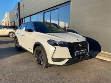DS CERTIFIED Ds Ds 3 Crossback Puretech 130ch Performance Line + Automatique 7cv occasion certifiée - Citadine Essence Blanc Banquise (o) - Blois - 3835032_1