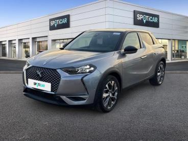 DS CERTIFIED Ds Ds 3 Crossback E-tense Grand Chic 4cv occasion certifiée - Citadine Electrique Gris Artense (m) - Toit Blanc Opale - Nimes - 3835046_1