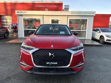 SPOTICAR Ds Ds 3 Crossback Bluehdi 100ch So Chic Occasion - Citadine Diesel Rouge Rubi (m) - Toit Noir Onyx - Les Herbiers - 1203835501_2