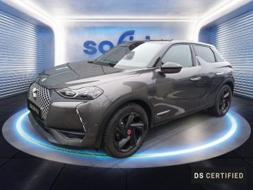 DS CERTIFIED Ds Ds 3 Crossback E-tense Performance Line + occasion certifiée - Citadine Electrique Gris Platinium (m) - Toit Diamond Red - Dunkerque - 3847669_1