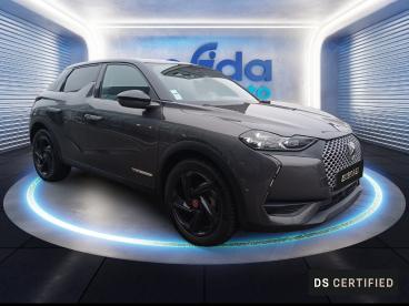 DS CERTIFIED Ds Ds 3 Crossback E-tense Performance Line + occasion certifiée - Citadine Electrique Gris Platinium (m) - Toit Diamond Red - Dunkerque - 3847669_3