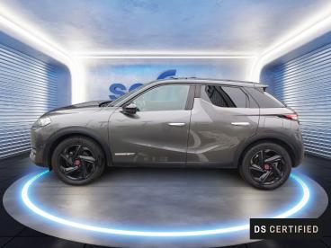 DS CERTIFIED Ds Ds 3 Crossback E-tense Performance Line + occasion certifiée - Citadine Electrique Gris Platinium (m) - Toit Diamond Red - Dunkerque - 3847669_4