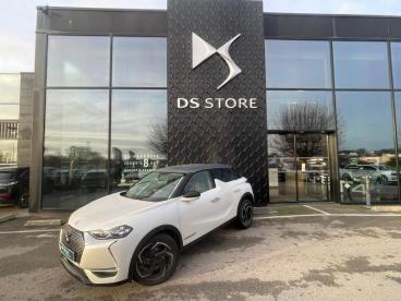 SPOTICAR Ds Ds 3 Crossback Puretech 130 Toit De Paris Automatique Occasion - Citadine Essence Blanc Perle Nacré (n) - Toit Gris Carat - Caudan - 1203848910_1