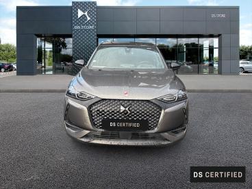 DS CERTIFIED Ds Ds 3 Crossback Puretech 100ch Performance Line + occasion certifiée - Citadine Essence Gris Platinium - Toit Noir Perla Nera - St Brieuc - 3851259_2