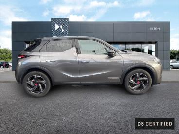 DS CERTIFIED Ds Ds 3 Crossback Puretech 100ch Performance Line + occasion certifiée - Citadine Essence Gris Platinium - Toit Noir Perla Nera - St Brieuc - 3851259_4