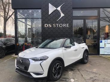 DS CERTIFIED Ds Ds 3 Crossback Puretech 130ch Rivoli Automatique occasion certifiée - Citadine Essence Blanc Perle Nacré - Toit Noir Perla N. - Chambourcy - 3858767_1